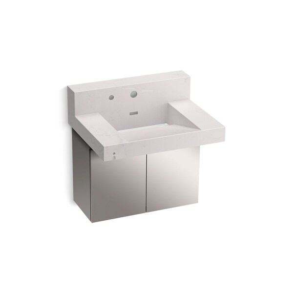 Kohler 30In Wall-Mount Lavatory System With Backsplash In Et Statuario 81024-BSS-KES - main
